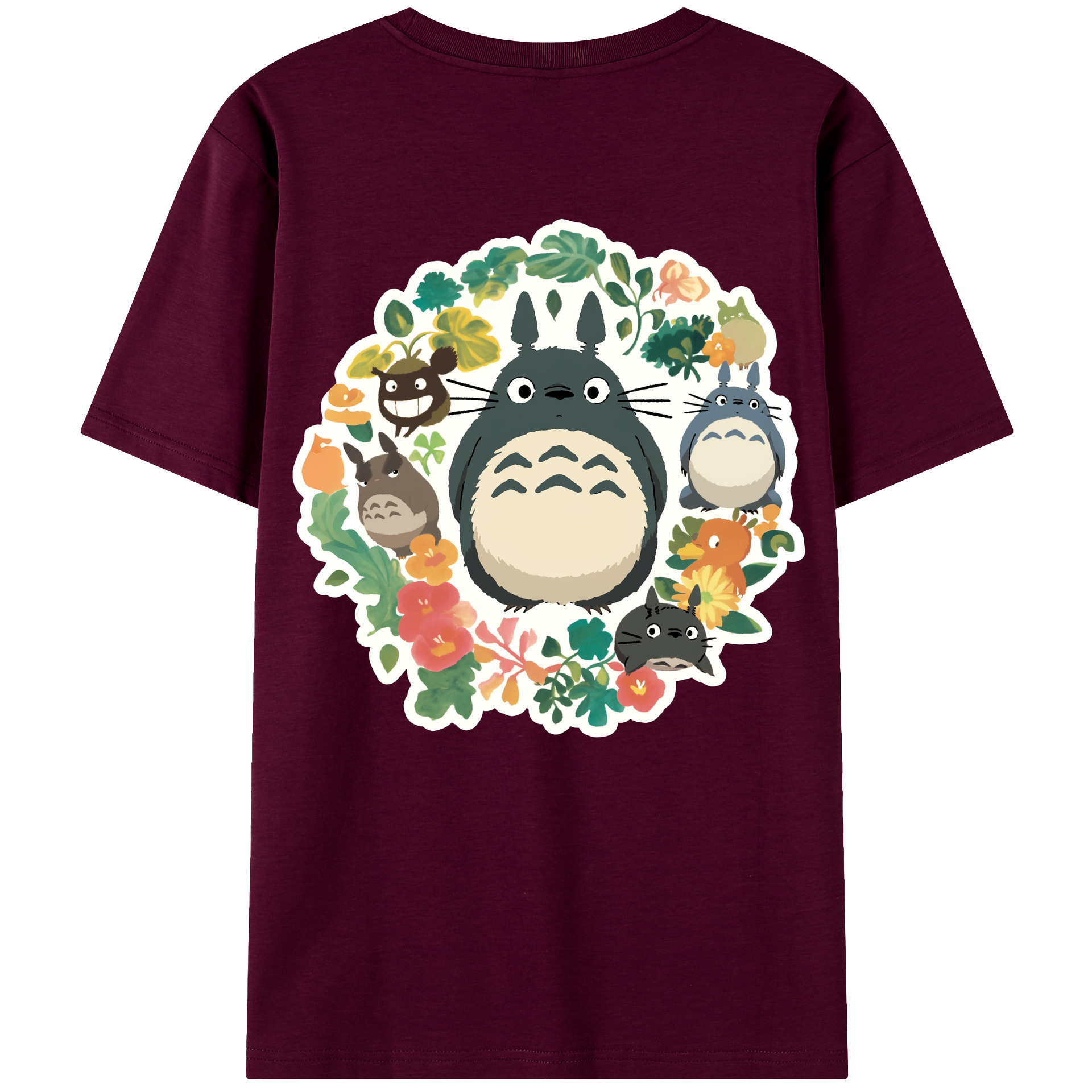 （画像用） となりのトトロ 草壁メイ 草壁サツキ My Neighbor Totoro Satsuki Kusakabe Mei Kusakabe レディース半袖Tシャツ(バックプリント)